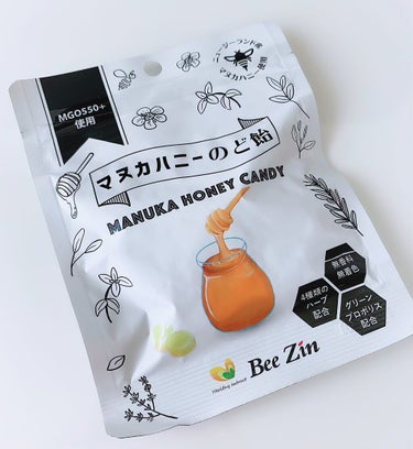 マヌカハニーのど飴をお試しさせていただきました♪

🍯マヌカハニーのど飴
マヌカハニーのど飴は、MGO550＋のニュージーランド産マヌカハニーに、のどに嬉しいグリーンプロポリスと4種のハーブを配合したの