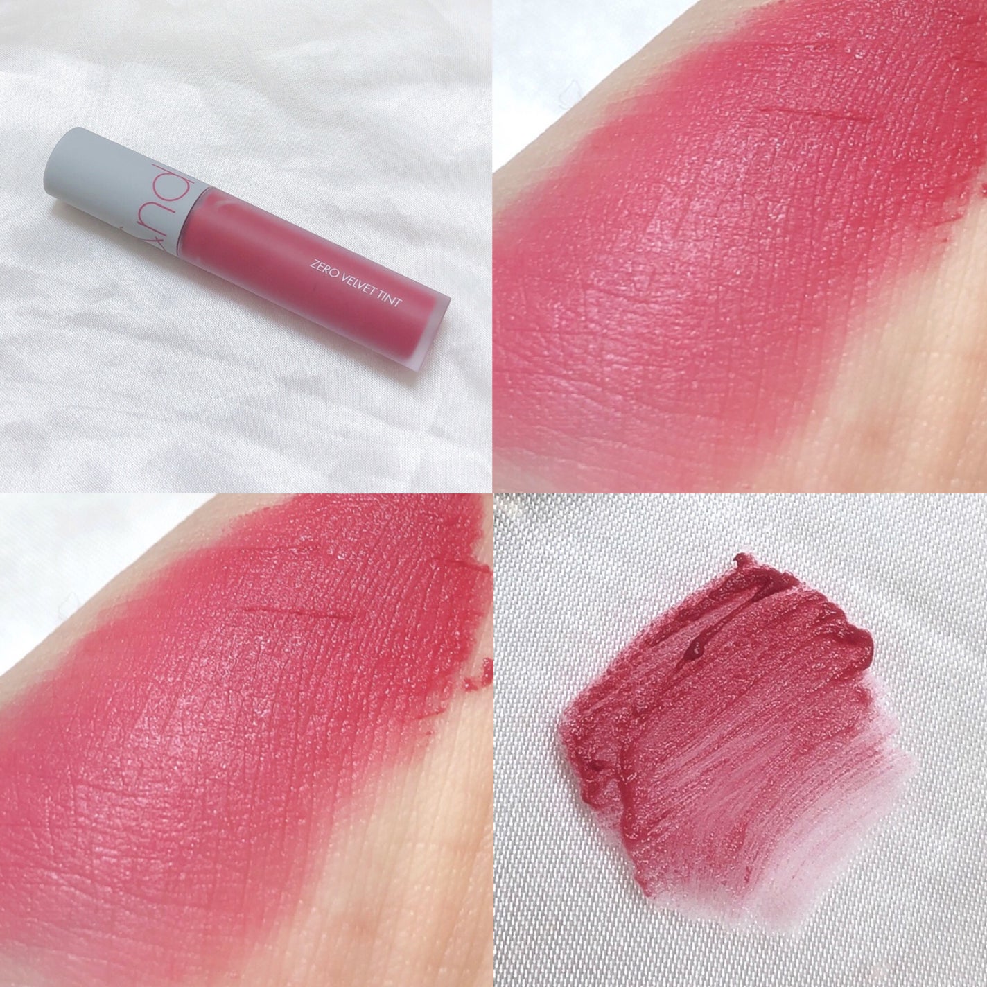 ゼロベルベットティント/rom&nd/リップティントを使ったクチコミ(8枚目)