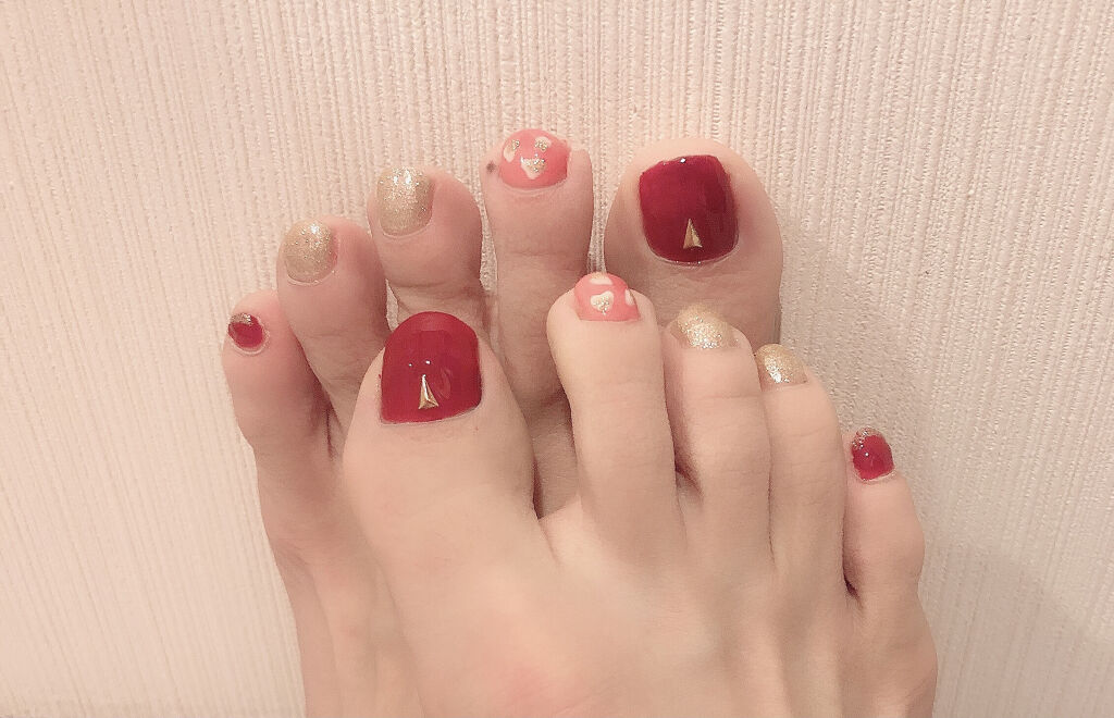 ジェルネイル（ライト対応）/セリア/ジェルネイルを使ったクチコミ（3枚目）