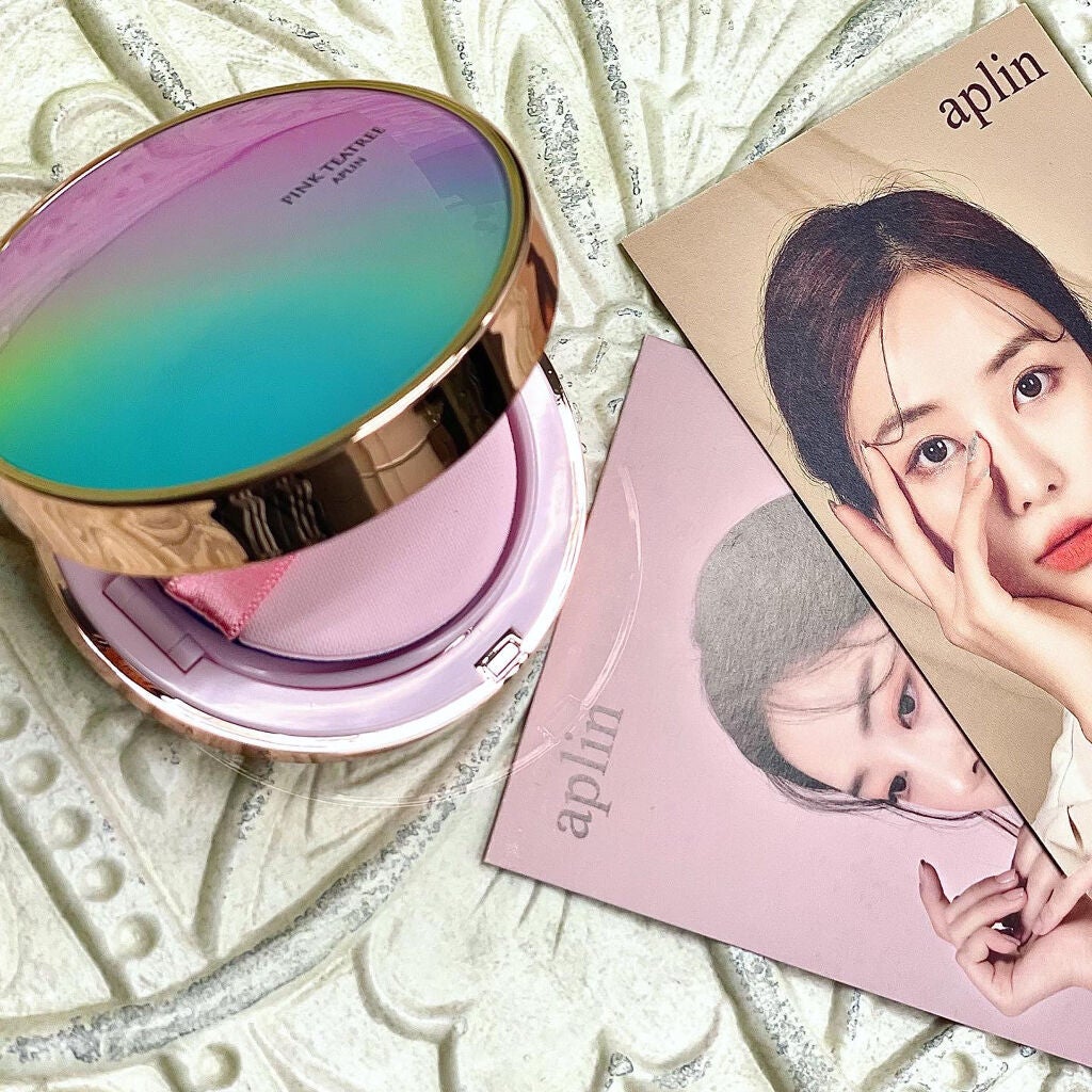 ピンクティーツリーカバークッション/APLIN/クッションファンデーションを使ったクチコミ(1枚目)