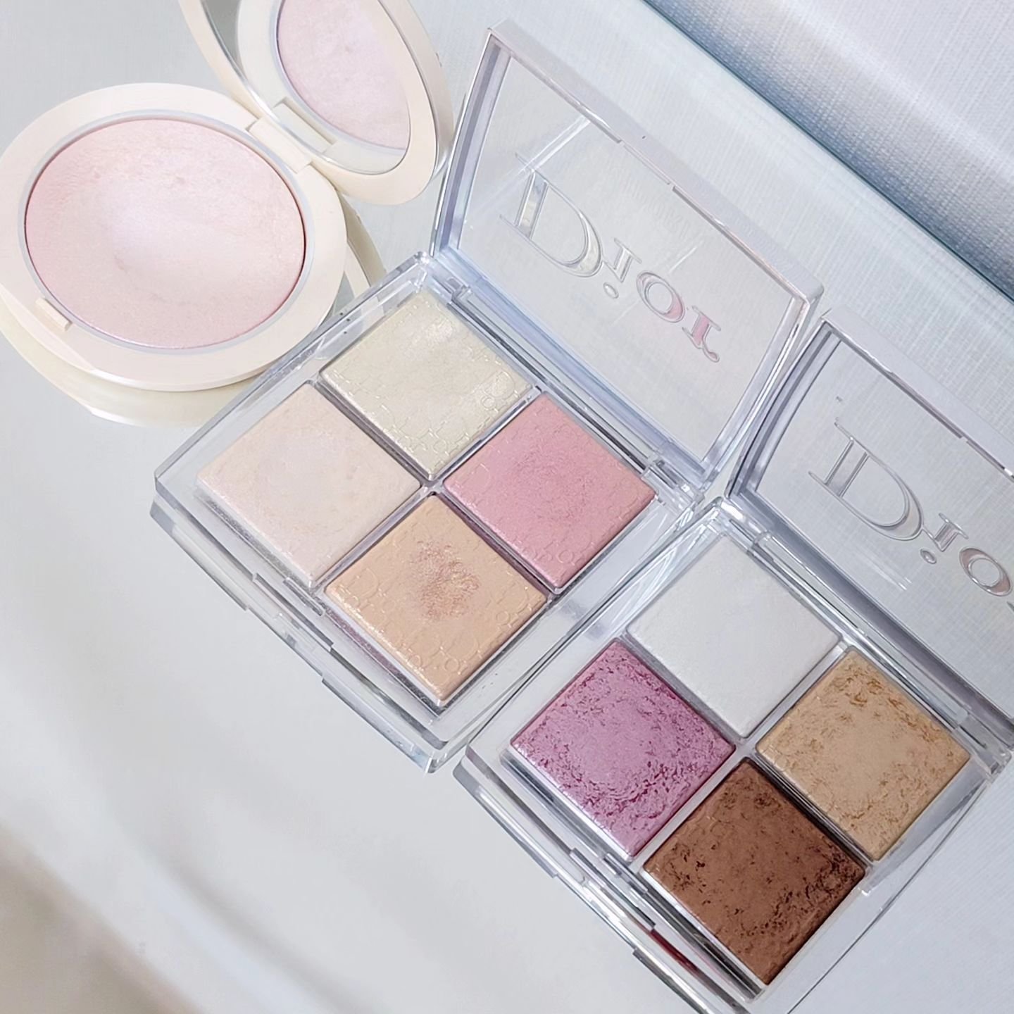 ディオール バックステージ フェイス グロウ パレット/Dior/ハイライトを使ったクチコミ（3枚目）