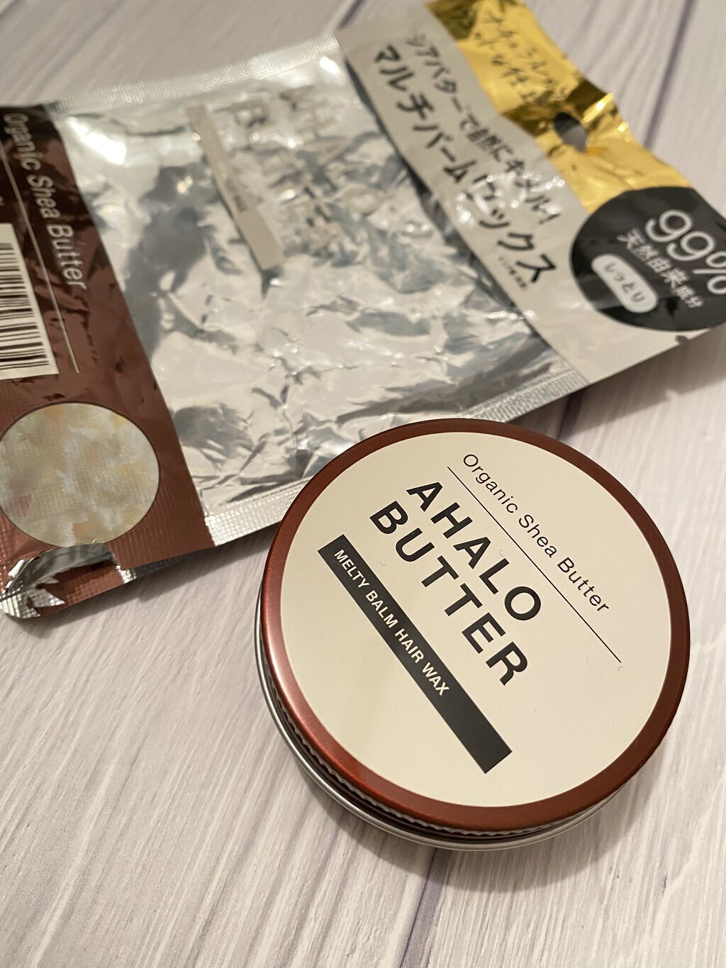 メルティバーム ヘアワックス/AHALO BUTTER/ヘアワックス・クリームを使ったクチコミ（1枚目）