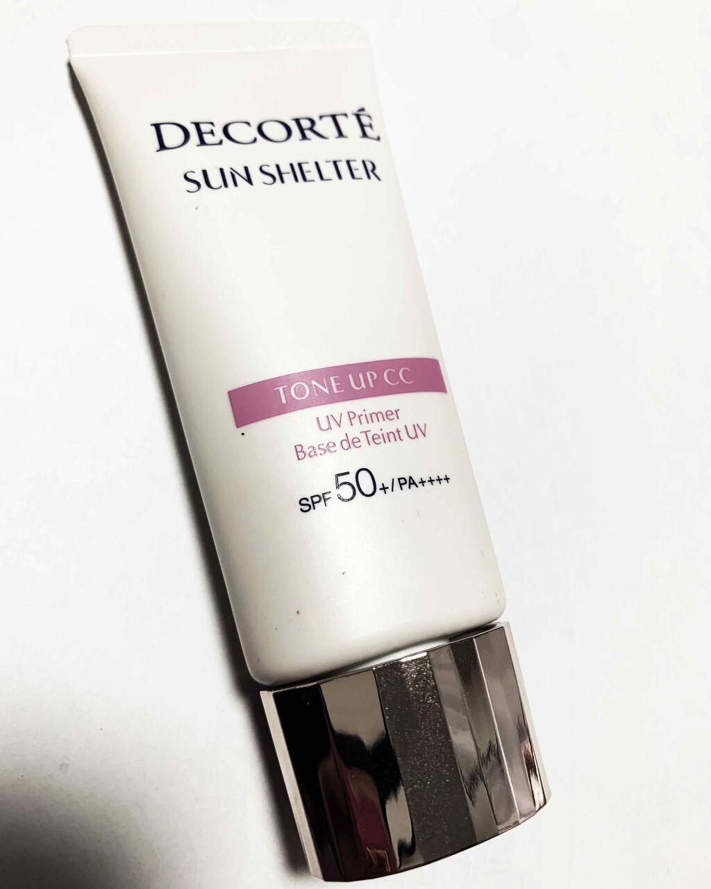 サンシェルター トーンアップCC/DECORTÉ/CCクリームを使ったクチコミ(1枚目)