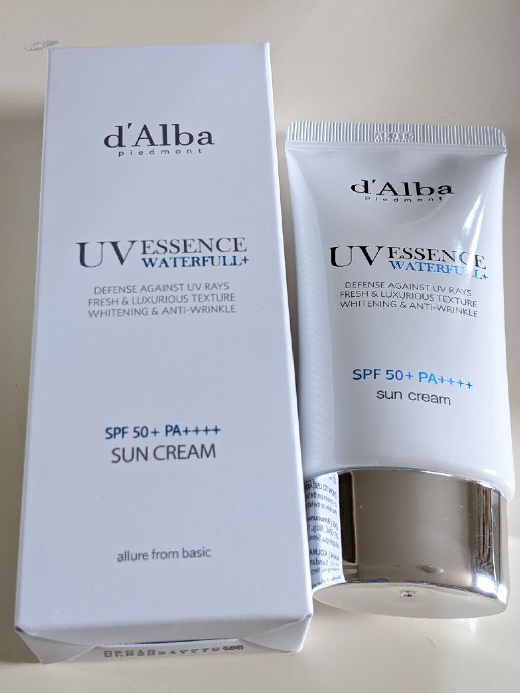 ダルバ ウォータフル エッセンス サンクリーム/ダルバ/日焼け止めクリームを使ったクチコミ（1枚目）