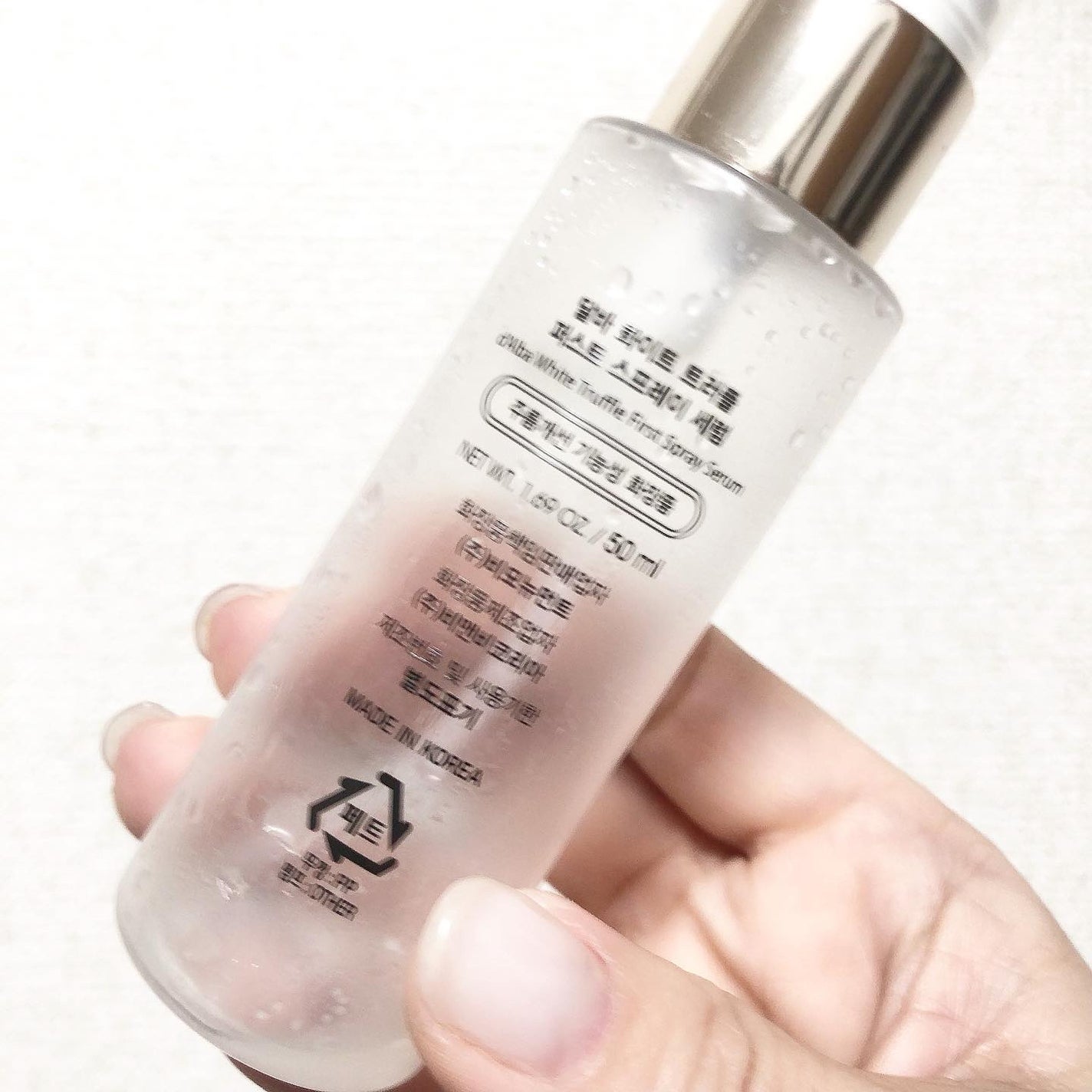 ダルバ ホワイトトリュフファーストスプレーセラム/ダルバ/ミスト状化粧水を使ったクチコミ(3枚目)