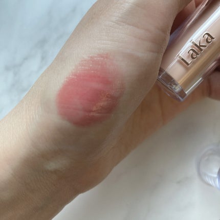 ボンディンググロウリップスティック/Laka/口紅を使ったクチコミ(2枚目)