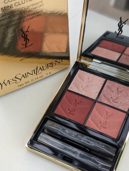 クチュール ミニ クラッチ/YVES SAINT LAURENT BEAUTE/アイシャドウパレットを使ったクチコミ(3枚目)