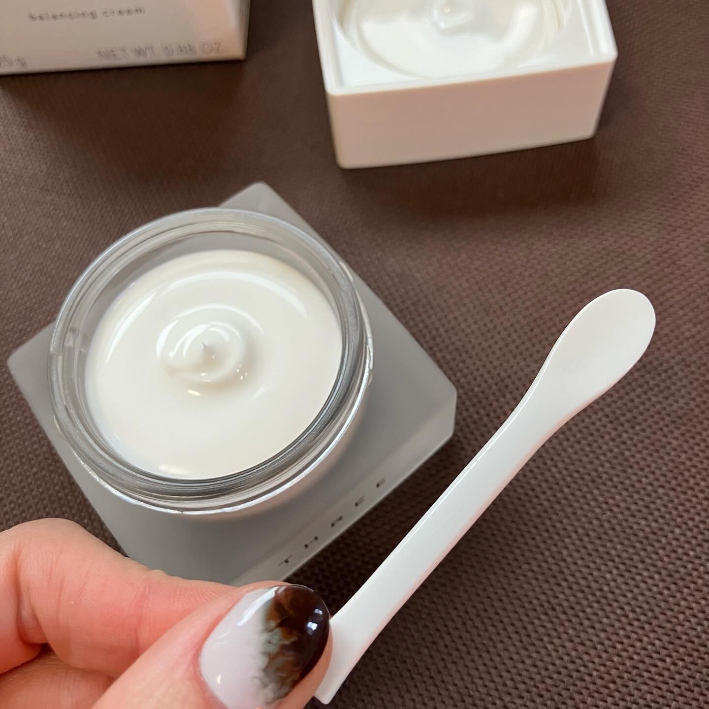 バランシング クリーム R/THREE/フェイスクリームを使ったクチコミ（3枚目）