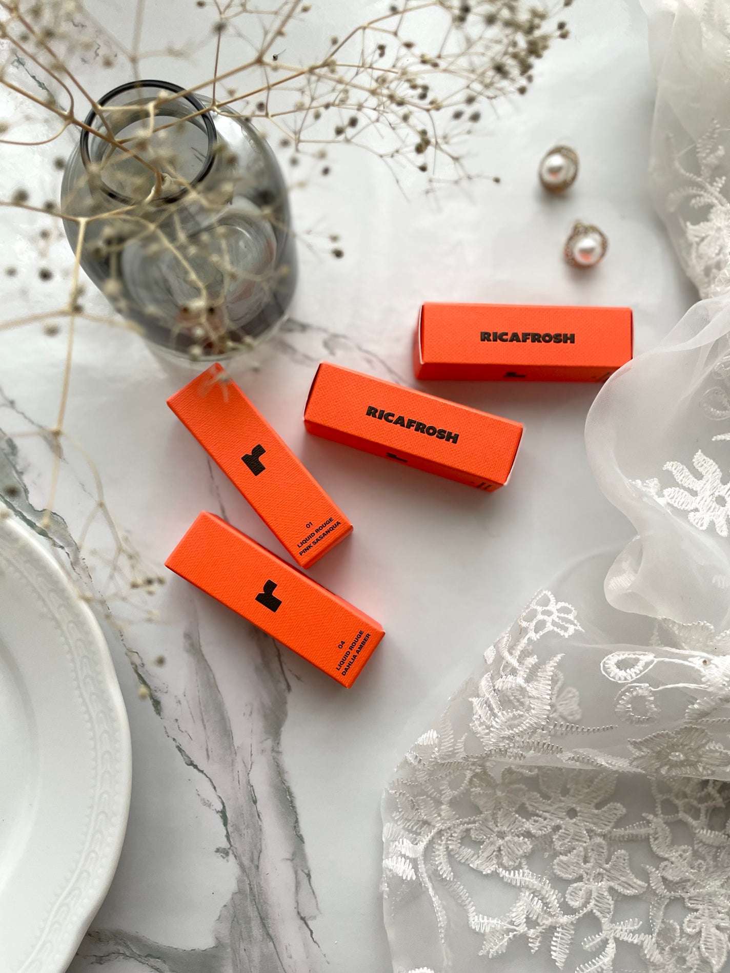 フルーティントブーケ/RICAFROSH/リップティントを使ったクチコミ(6枚目)