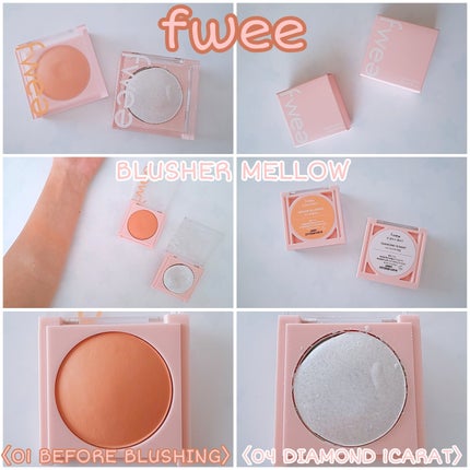 フィーチークメロウ/fwee/ジェル・クリームチークを使ったクチコミ(1枚目)