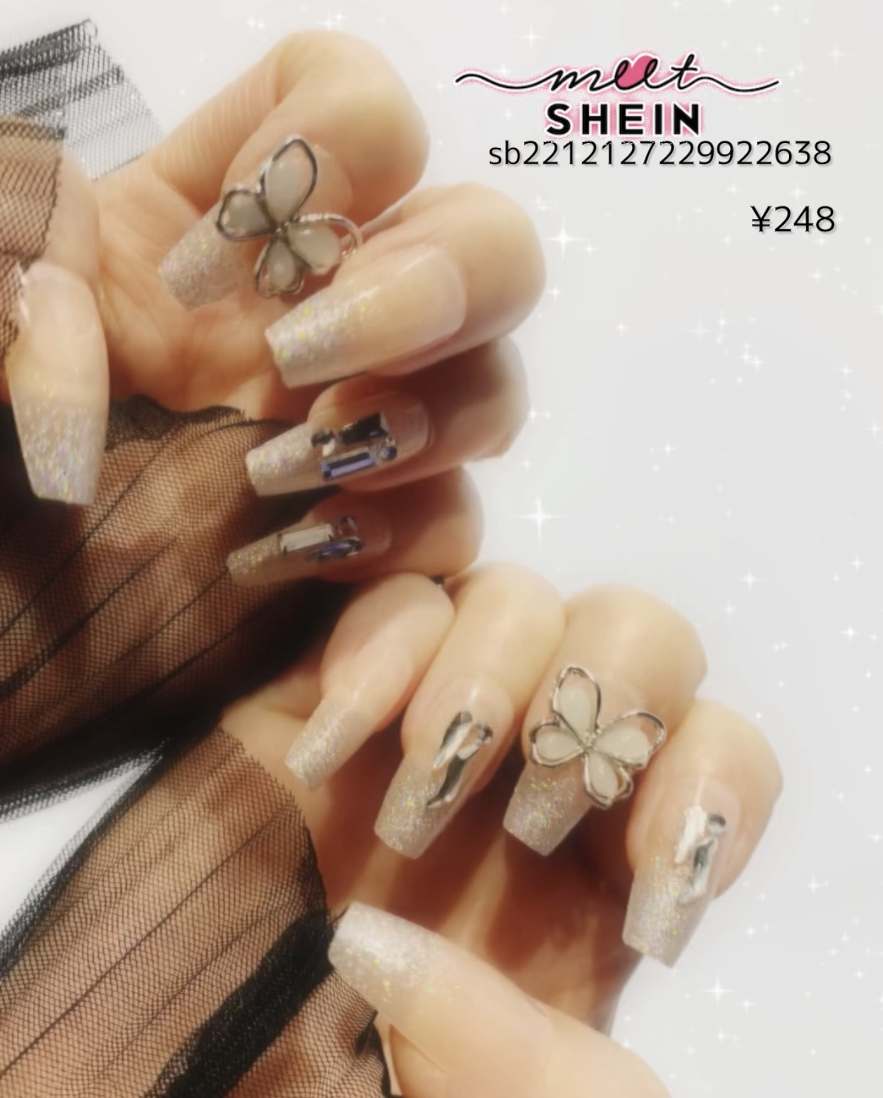 ネイルチップ/SHEIN/ネイルチップ・パーツを使ったクチコミ（1枚目）