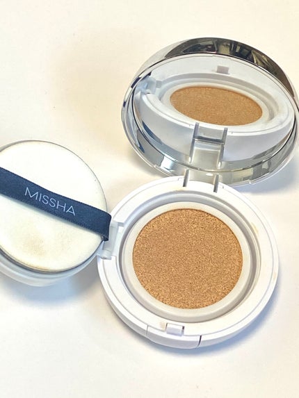 M クッション ファンデーション(モイスチャー)/MISSHA/クッションファンデーションを使ったクチコミ(2枚目)