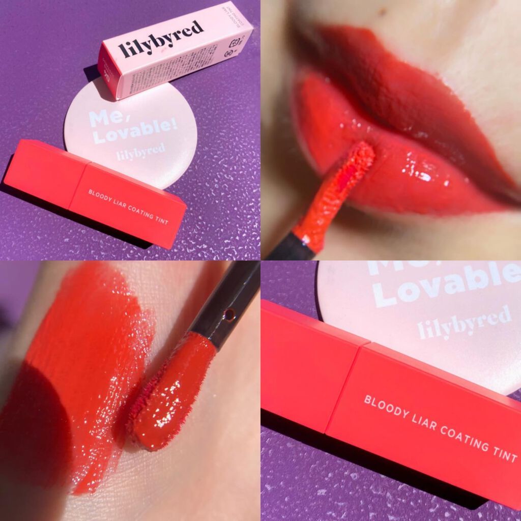 ブラッディライアー コーティングティント/lilybyred/リップティントを使ったクチコミ（1枚目）