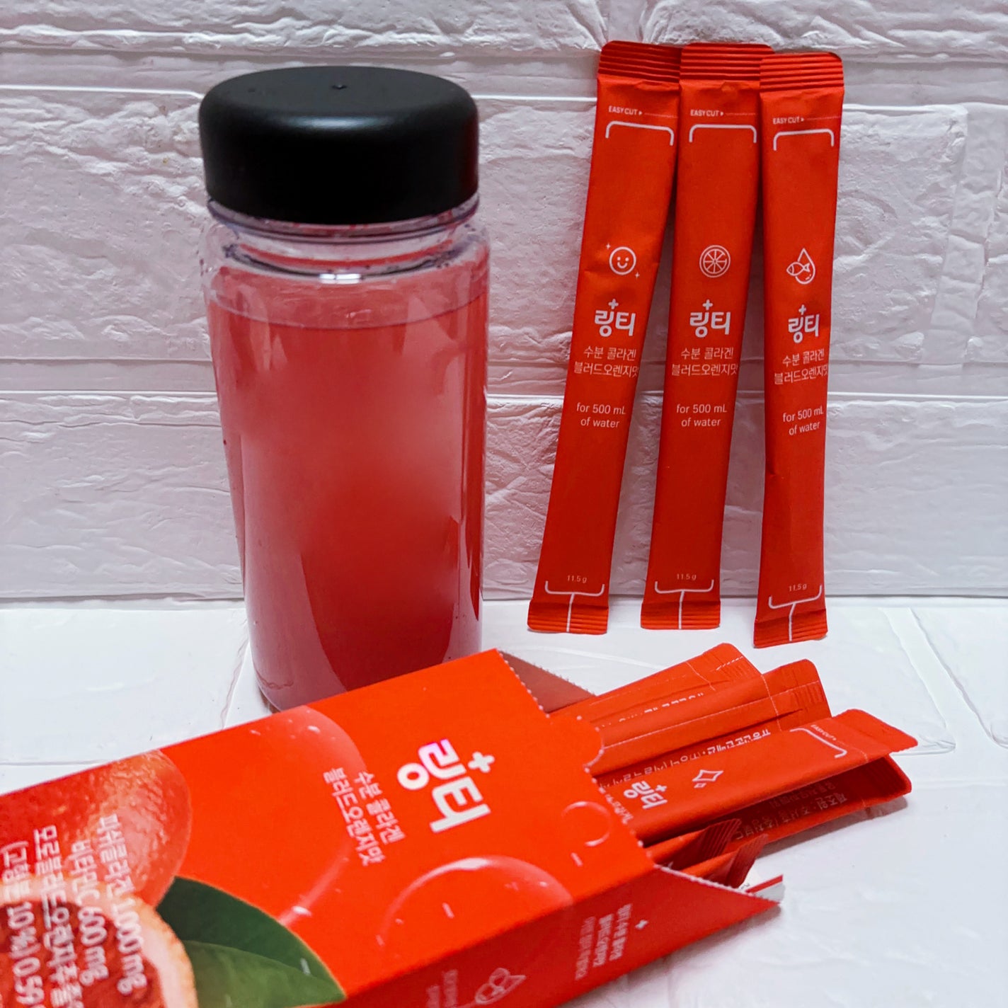 LINGTEA うるおい水分コラーゲン ブラッドオレンジ味/LINGTEA/美容サプリメントを使ったクチコミ(3枚目)