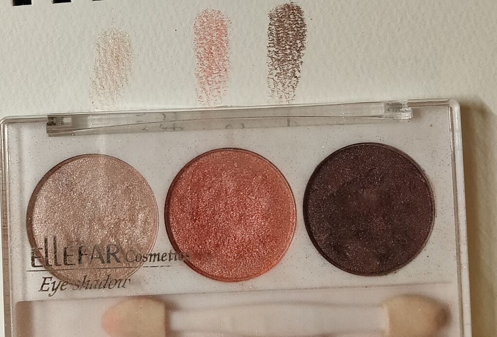 エルファー プロフェッショナル アイシャドウ/DAISO/アイシャドウパレットを使ったクチコミ（3枚目）