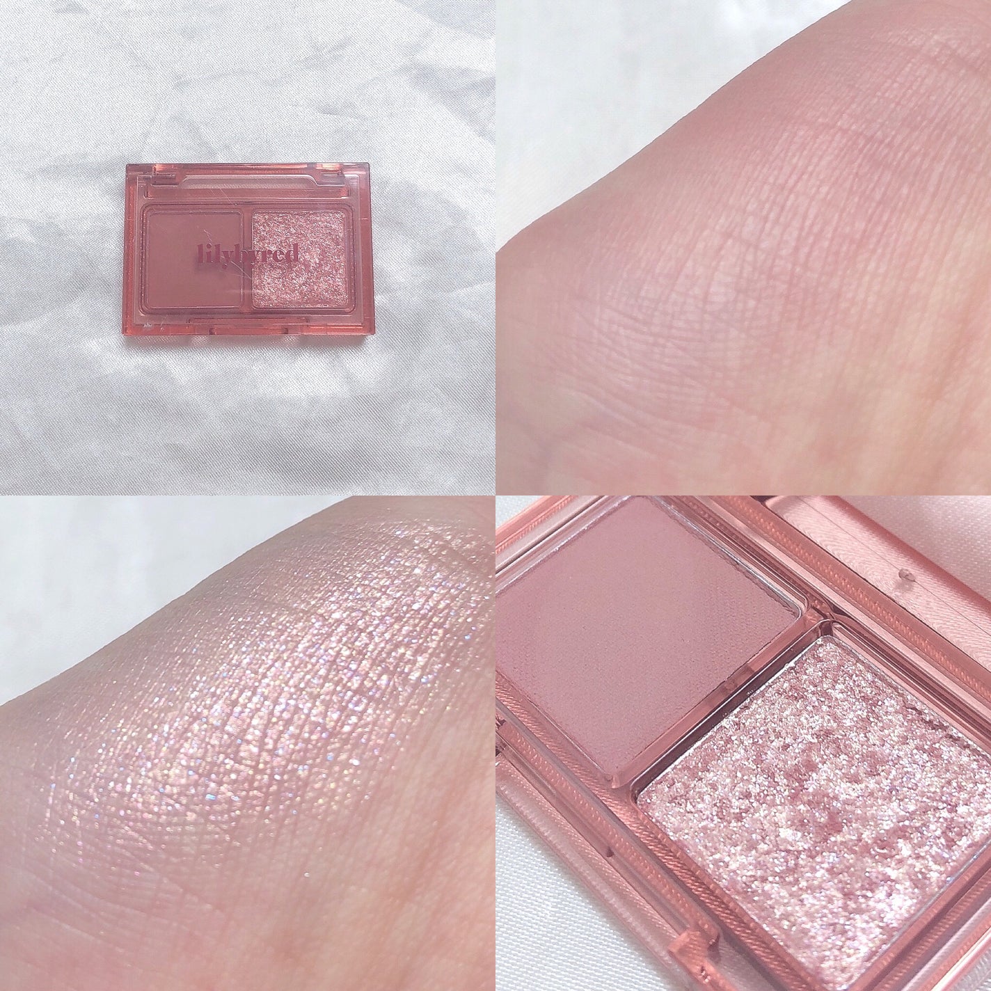 Little Bitty Moment Shadow/lilybyred/アイシャドウパレットを使ったクチコミ(2枚目)