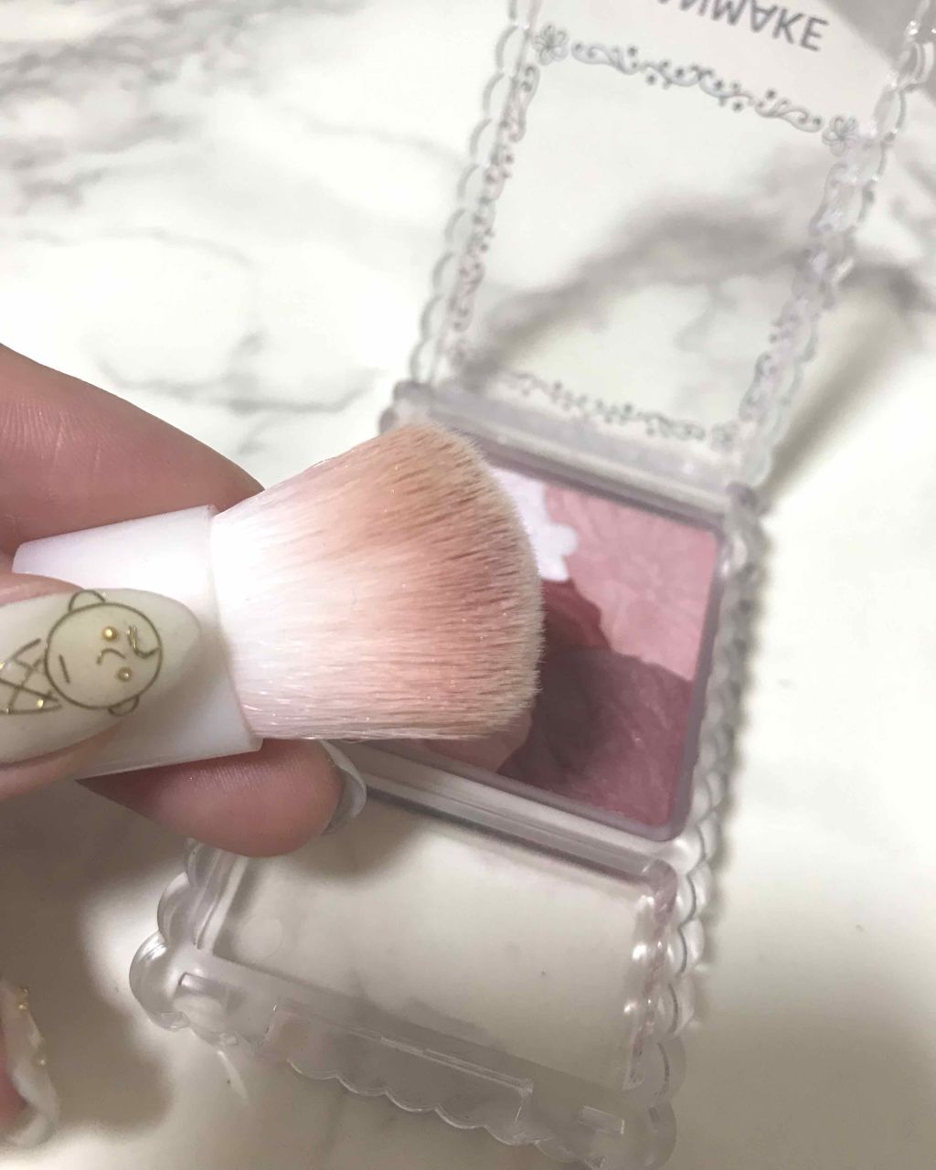 グロウフルールチークス/キャンメイク/パウダーチークを使ったクチコミ(2枚目)