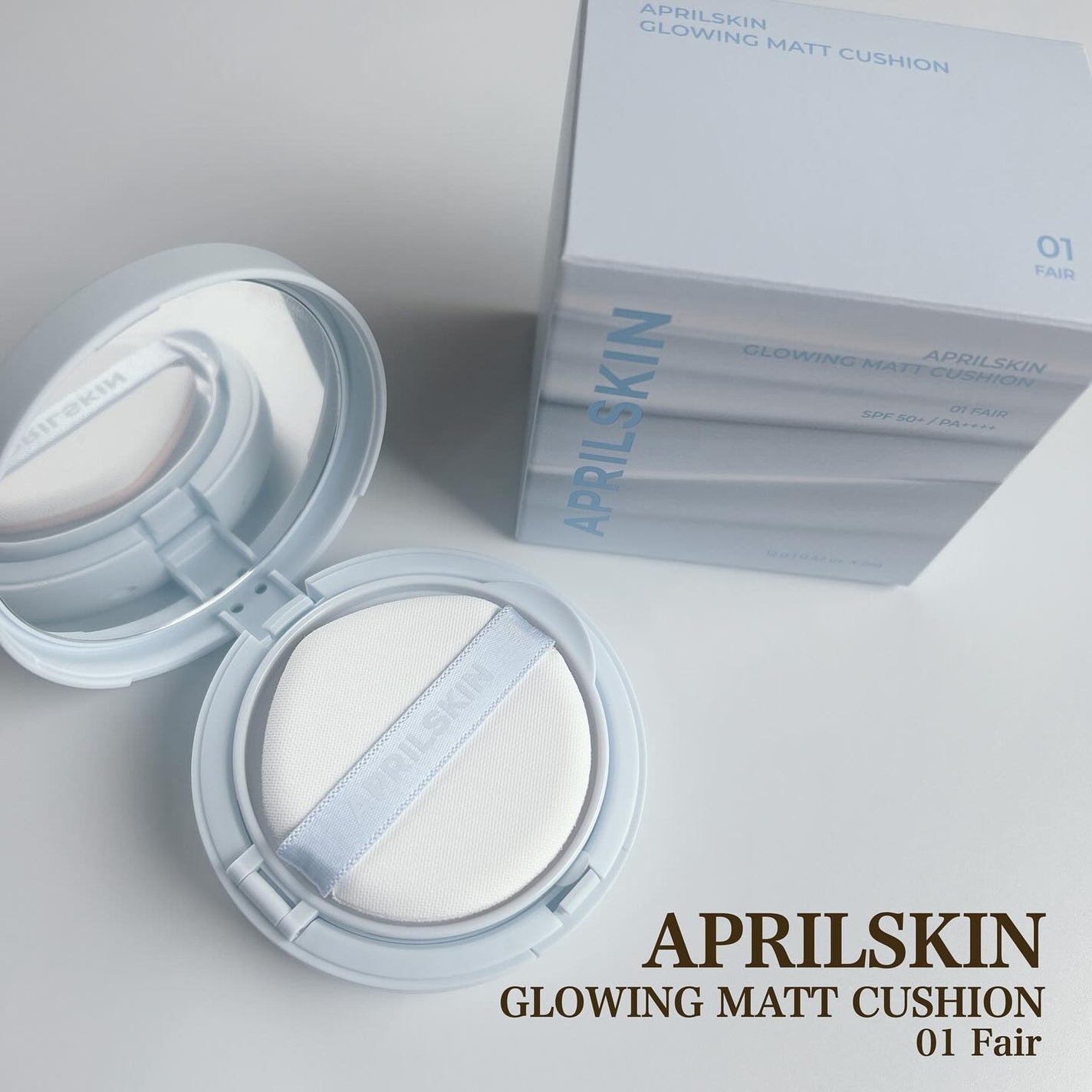 グロー マットクッション/APRILSKIN/クッションファンデーションを使ったクチコミ(1枚目)