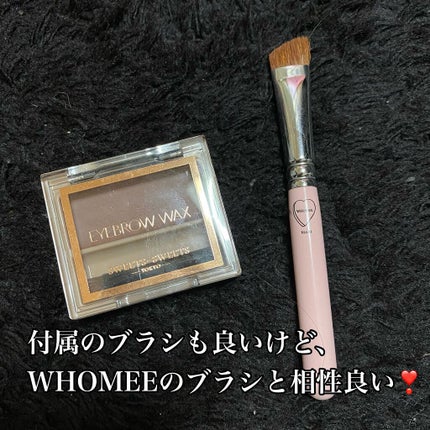 フーミー アイブロウブラシ 熊野筆/WHOMEE/メイクブラシを使ったクチコミ(2枚目)