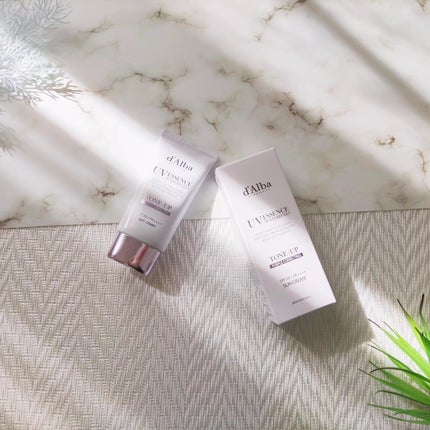 ダルバ ウォータフル トーンアップ サンクリーム(パープル)/ダルバ/日焼け止めクリームを使ったクチコミ(1枚目)