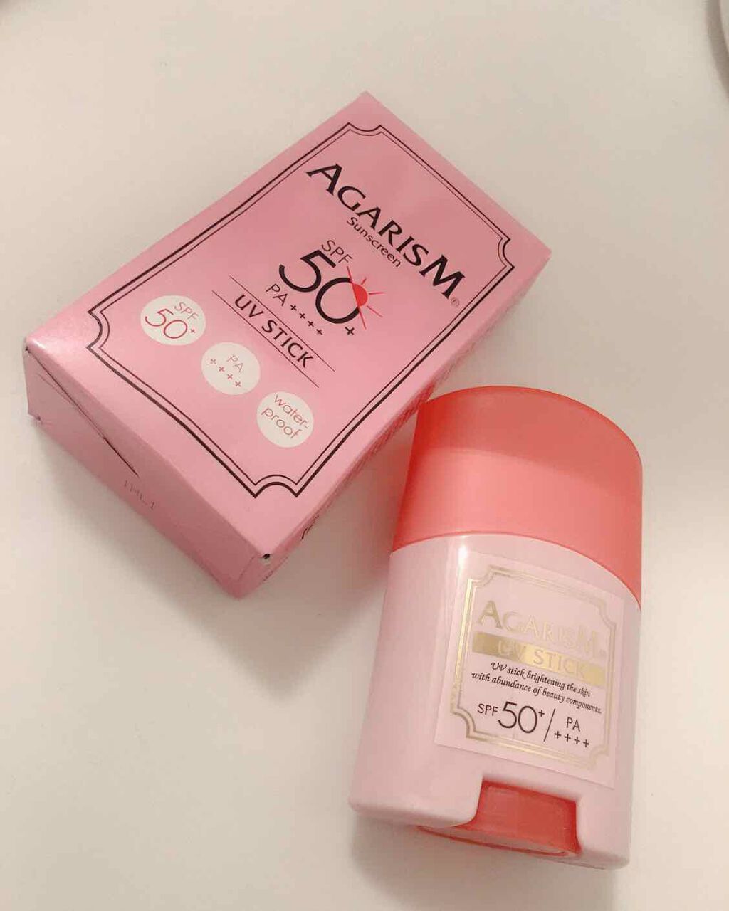 トーンアップUVスティック/AGARISM/日焼け止めスティックを使ったクチコミ（1枚目）