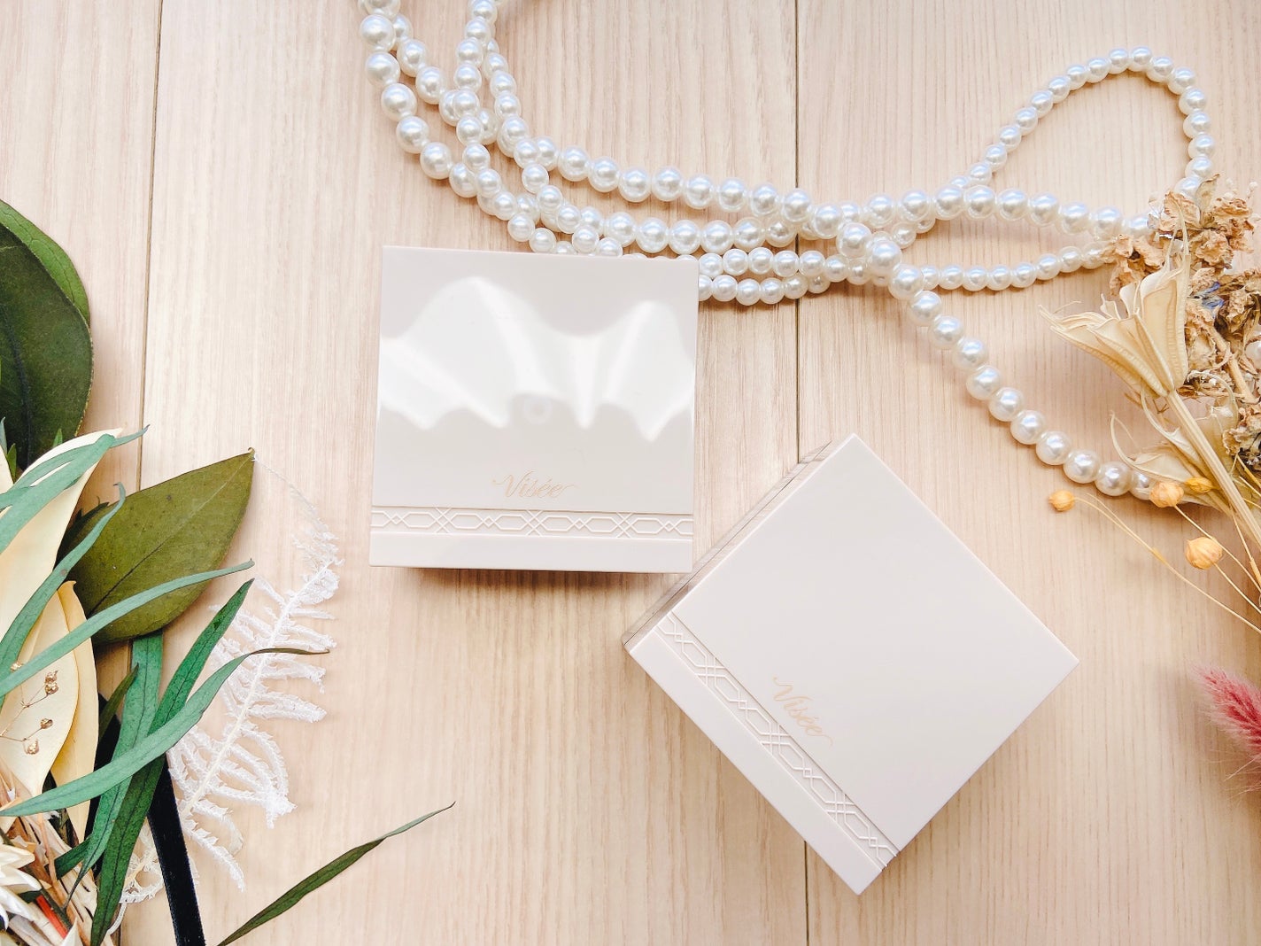 トリニタス グロウ パウダー/Visée/ルースパウダーを使ったクチコミ(5枚目)