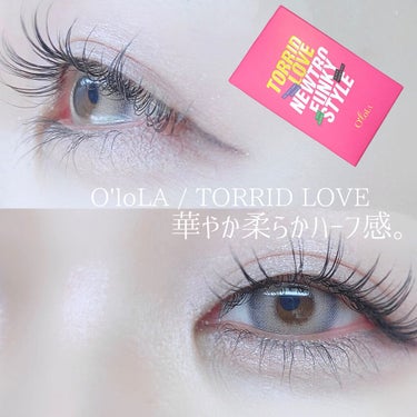 トリッドラブベージュマンスリー (TORRID LOVE BEIGE monthly)/OLOLA/１ヶ月（１MONTH）カラコンを使ったクチコミ（1枚目）