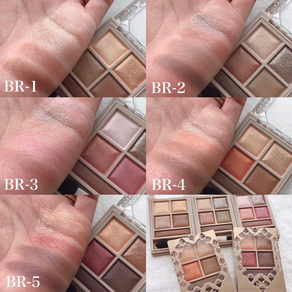 パノラマデザイン アイパレット/Visée/アイシャドウパレットを使ったクチコミ(2枚目)