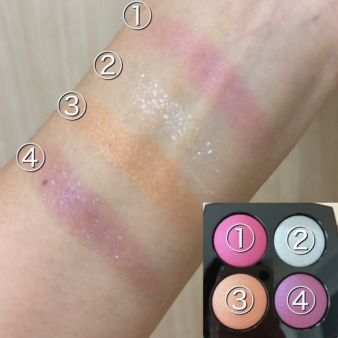 エンチャンテッド ナイト/CHANEL/アイシャドウパレットを使ったクチコミ(2枚目)