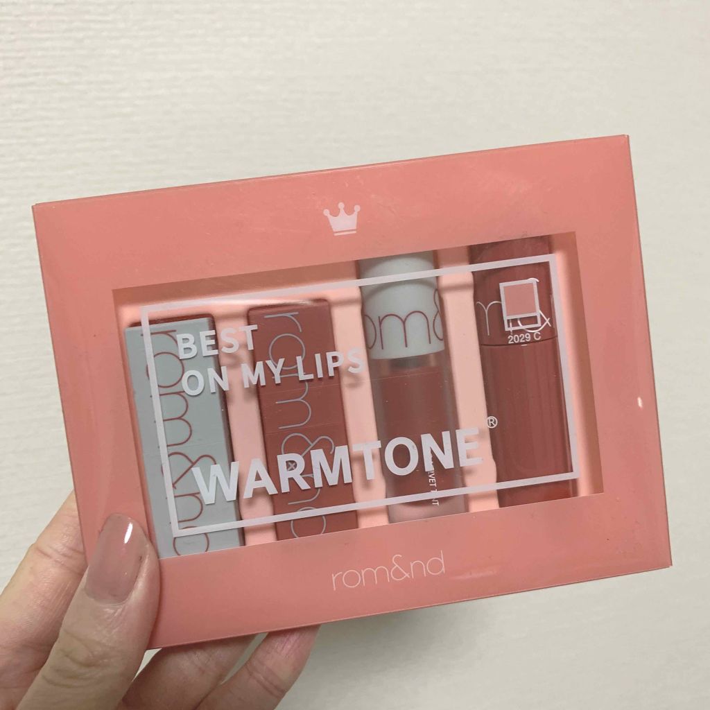 ジューシーラスティングティント/rom&nd/リップティントを使ったクチコミ（1枚目）