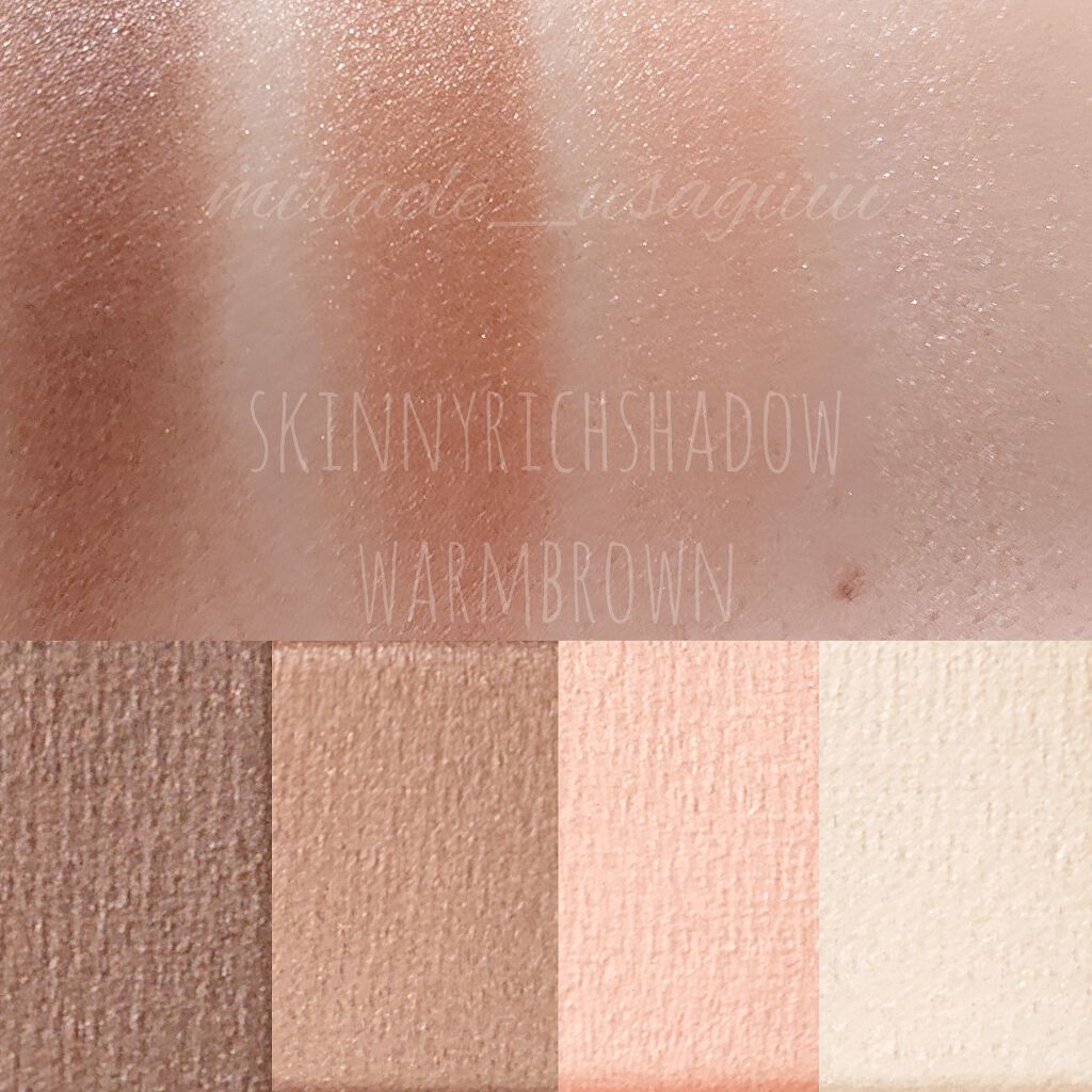 スキニーリッチシャドウ/excel/アイシャドウパレットを使ったクチコミ(3枚目)