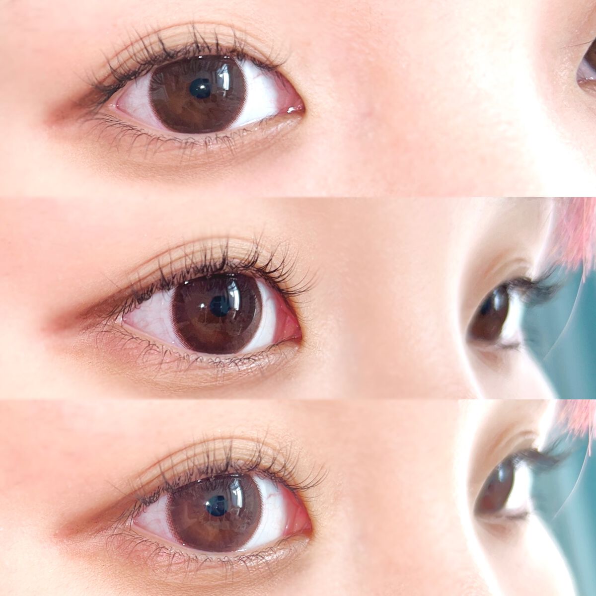 ミルキーシリーズ ミルキーチョコ/LENSSIS/カラーコンタクトレンズを使ったクチコミ（3枚目）