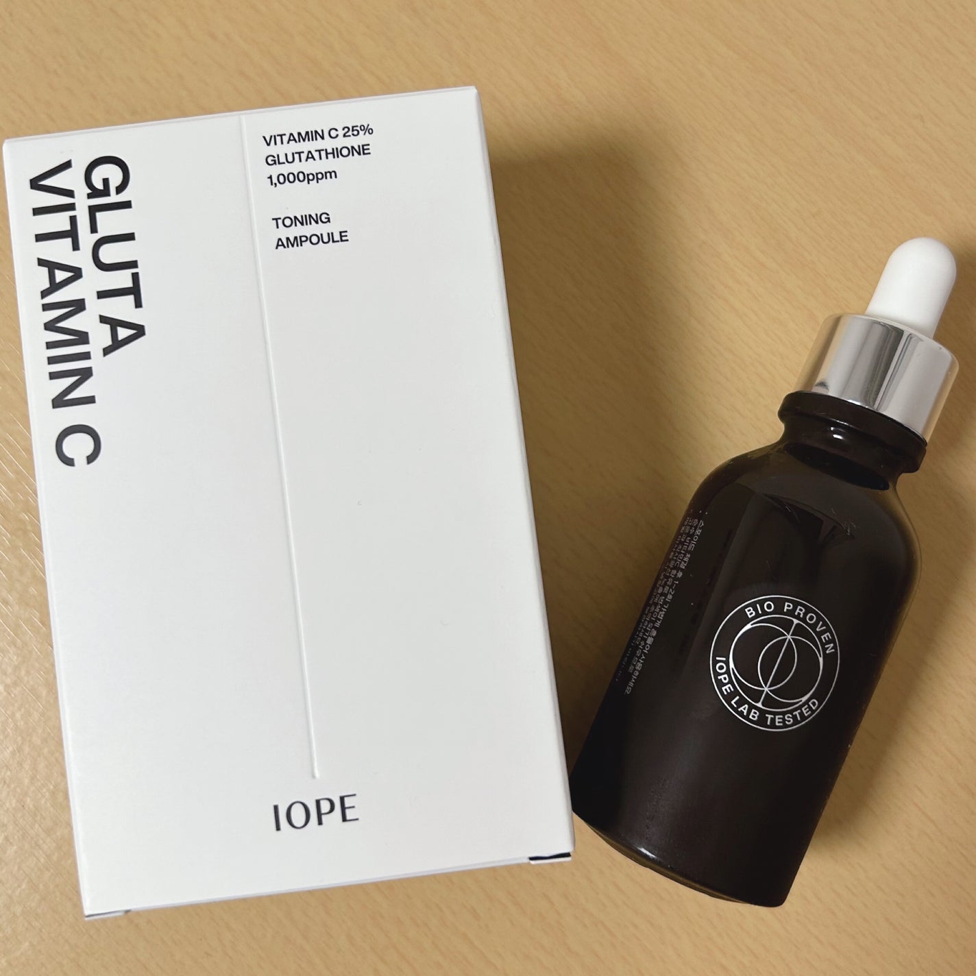 グルタ ビタミンC トーニング アンプル/IOPE/美容液を使ったクチコミ(1枚目)