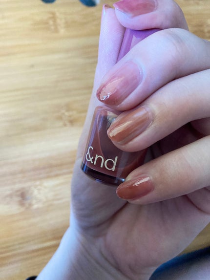 アンドバイロムアンド グラッシードロップネイル/&nd by rom&nd/マニキュアを使ったクチコミ(2枚目)