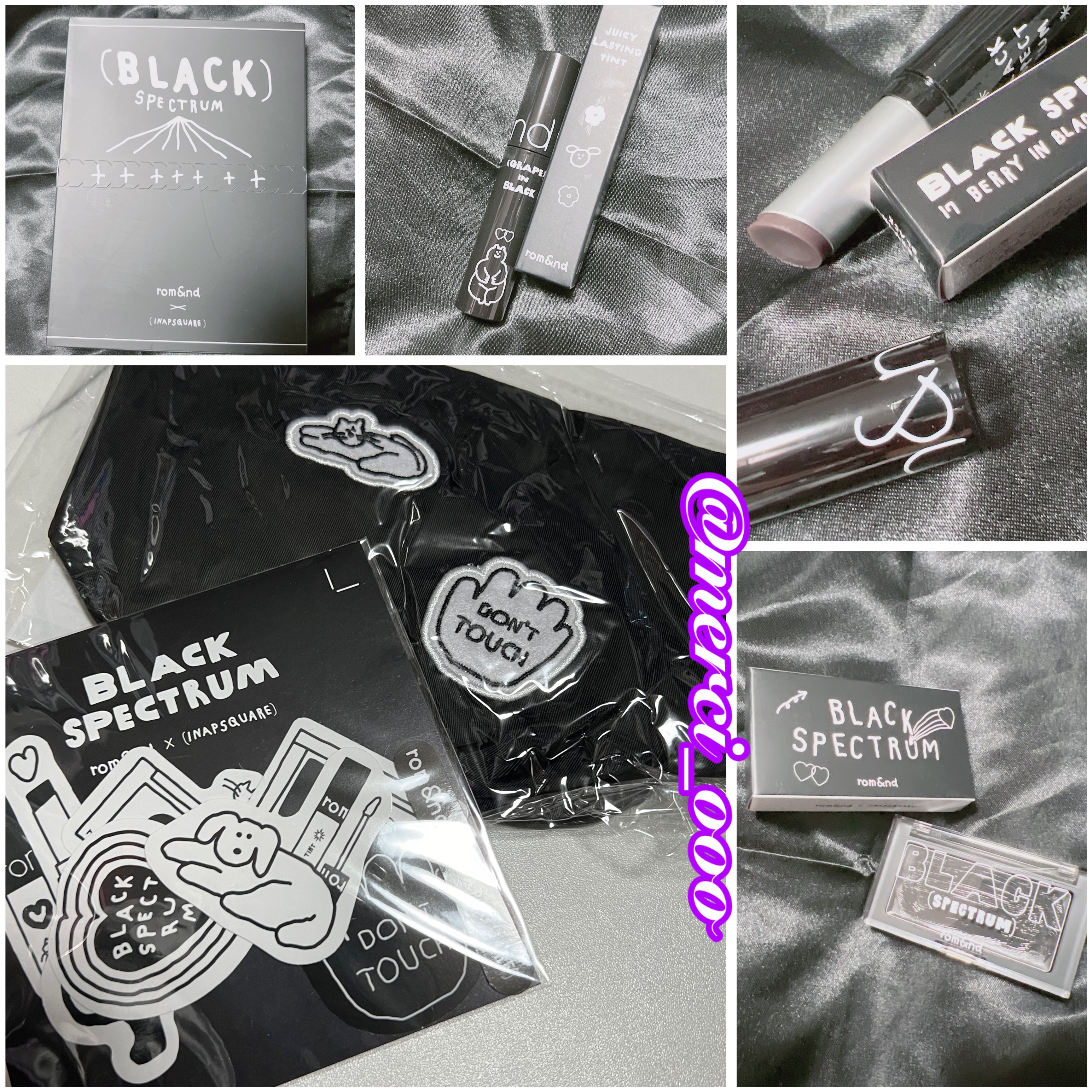 ジューシーラスティングティント 25 ベアグレープ（INAPSQUAREコラボ）/rom&nd/リップティントを使ったクチコミ（1枚目）