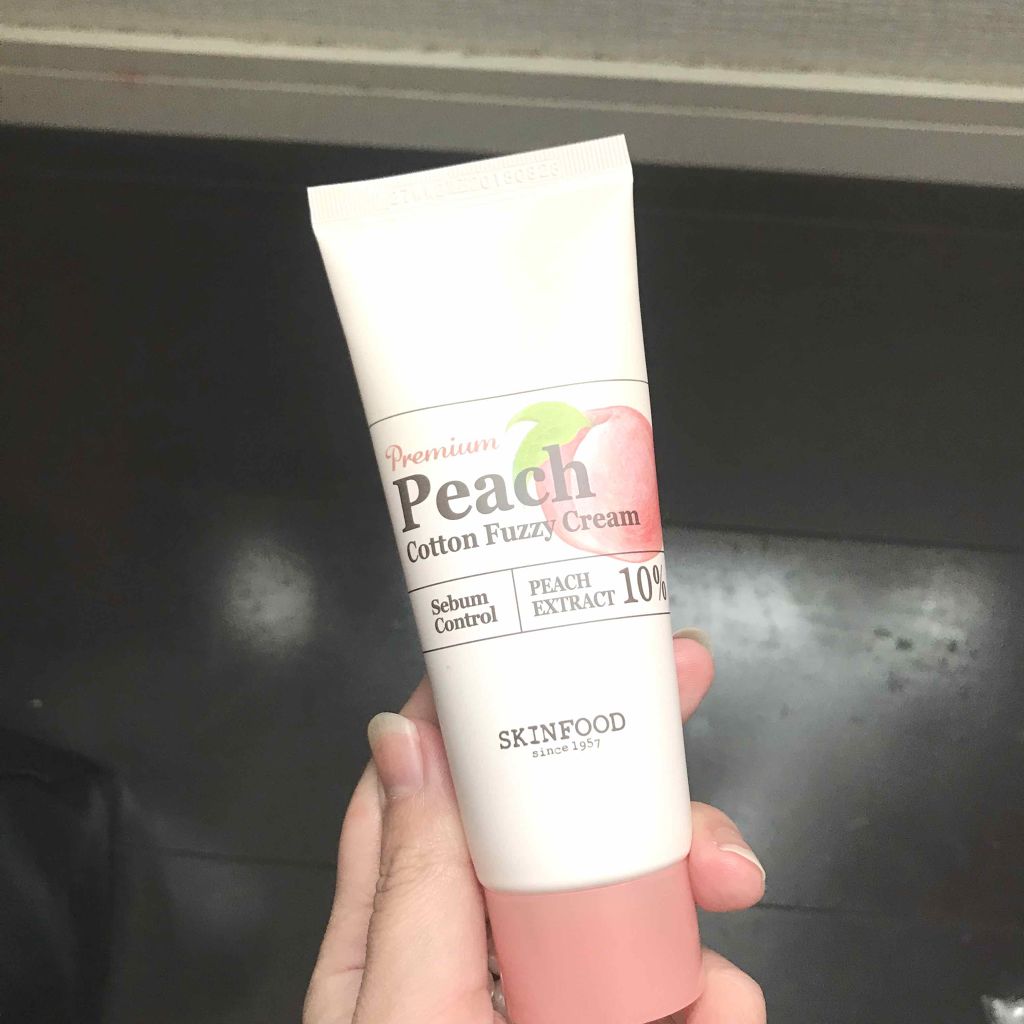 プレミアム ピーチ コットン ファジー クリーム/SKINFOOD/化粧下地を使ったクチコミ(1枚目)