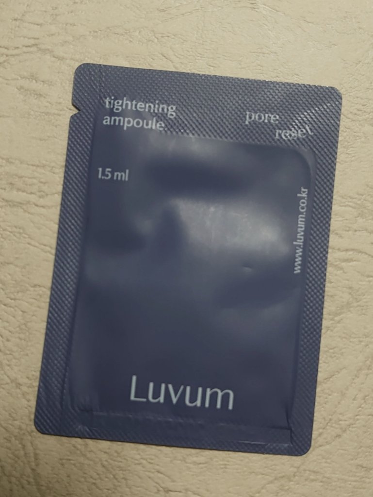 ポアリセットタイトニングアンプル/Luvum/美容液を使ったクチコミ（1枚目）