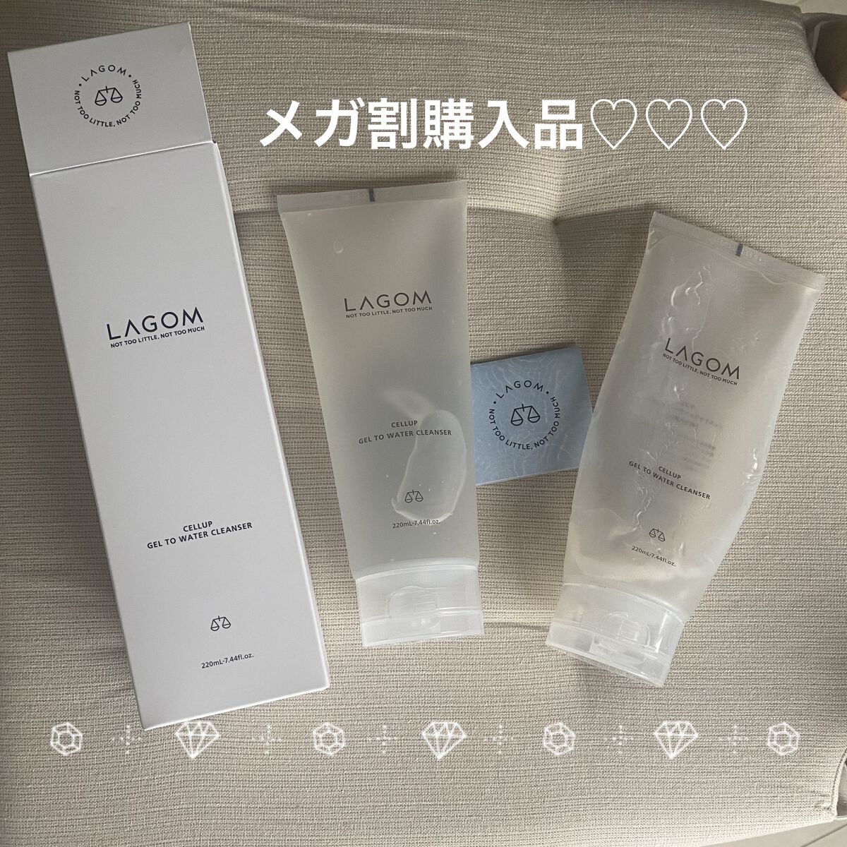 ラゴム ジェルトゥウォーター クレンザー(朝用洗顔)/LAGOM /その他洗顔料を使ったクチコミ（1枚目）