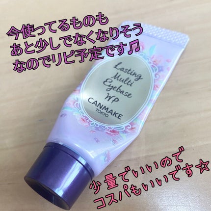ラスティングマルチアイベース WP/キャンメイク/アイシャドウベースを使ったクチコミ(2枚目)