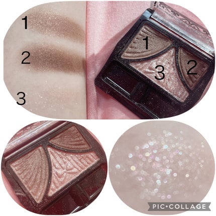 ジューシーピュアアイズ/キャンメイク/アイシャドウパレットを使ったクチコミ(3枚目)