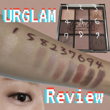 UR GLAM　BLOOMING EYE COLOR PALETTE/U R GLAM/アイシャドウパレットを使ったクチコミ（1枚目）