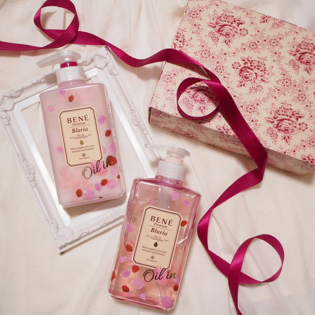 ブルーリア オイルイン セット/ベーネ プレミアム(Bene Premium)/シャンプー・コンディショナーを使ったクチコミ（1枚目）