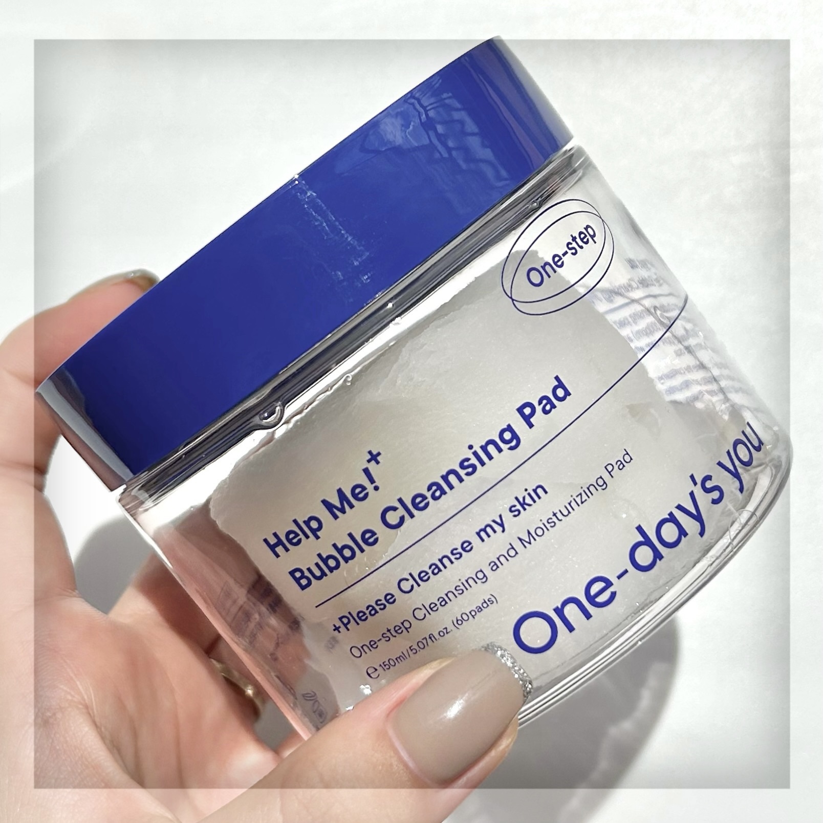 バブルクレンジングパッド/One-day's you/クレンジングシートを使ったクチコミ（2枚目）