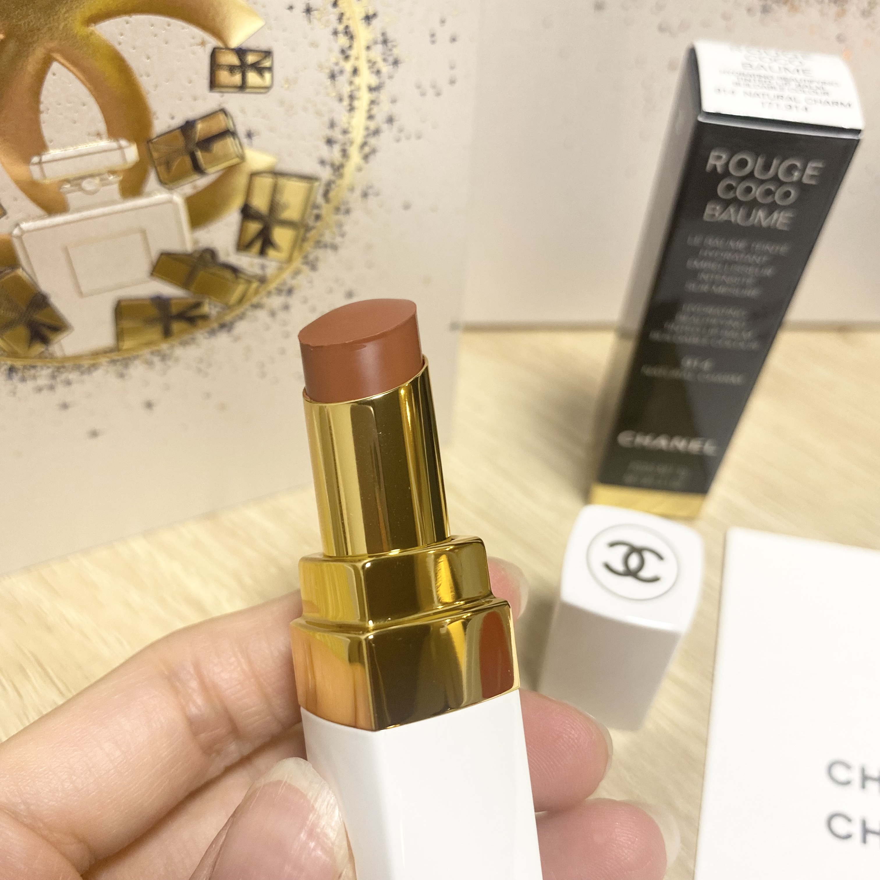 シャネル ルージュ ココ ボーム/CHANEL/口紅を使ったクチコミ（2枚目）