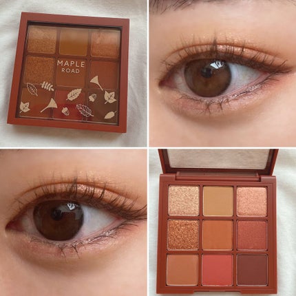 プレイカラーアイシャドウ メープルロード/ETUDE/アイシャドウパレットを使ったクチコミ(3枚目)