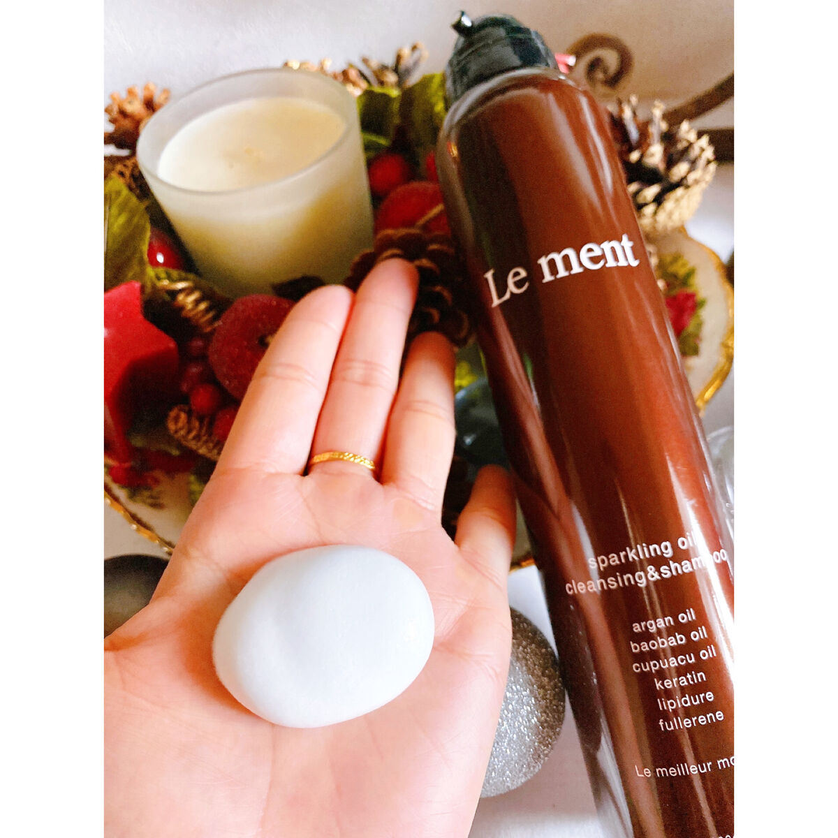 ルメント スパークリングオイル クレンジング&シャンプー/Le ment/市販シャンプーを使ったクチコミ（2枚目）