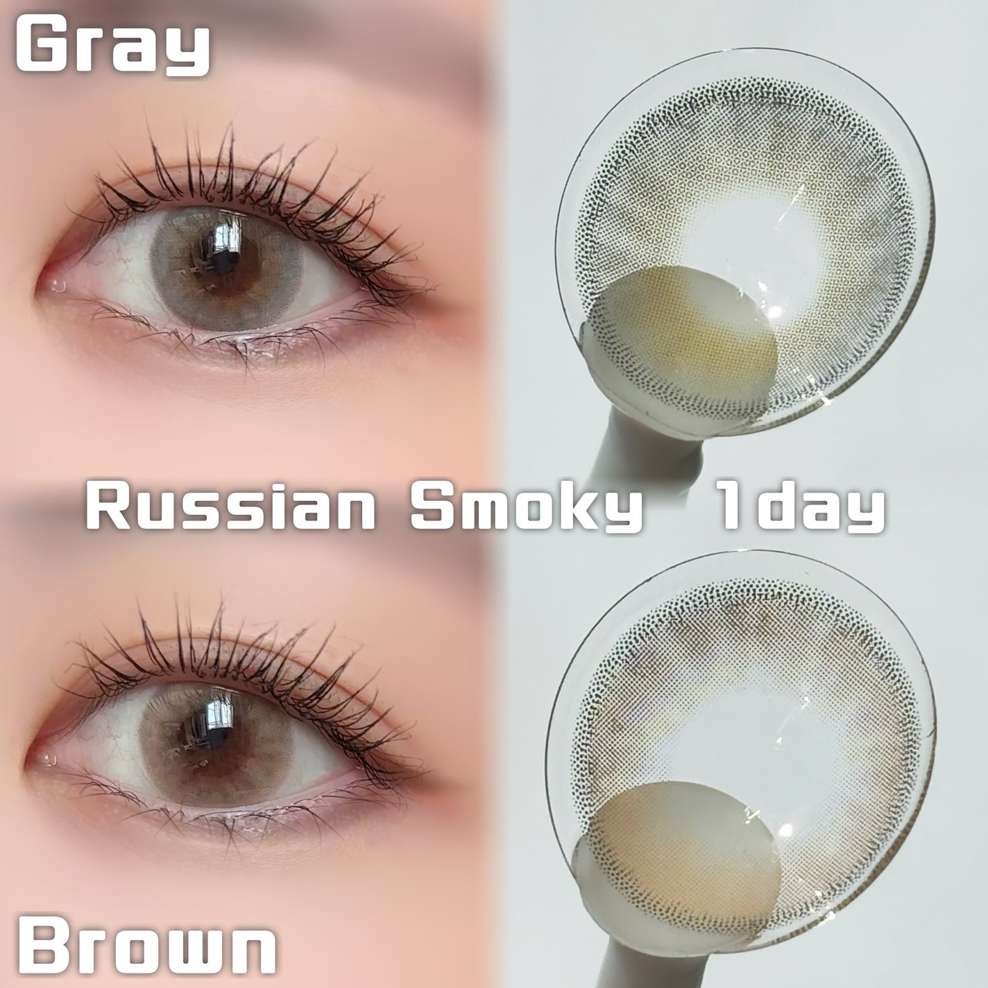 ロシアンスモーキー/OLENS/カラーコンタクトレンズを使ったクチコミ(2枚目)