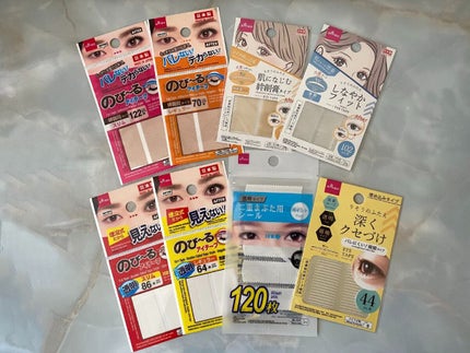 アイテープ(絆創膏タイプ、レギュラー、70枚)/DAISO/二重まぶた用アイテムを使ったクチコミ(3枚目)