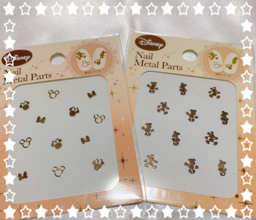 Disney nailmetalparts/セリア/ネイルチップ・パーツを使ったクチコミ(2枚目)