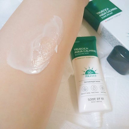 TRUECICA アクアカーミング日焼け止め/SOME BY MI/日焼け止めクリームを使ったクチコミ(4枚目)